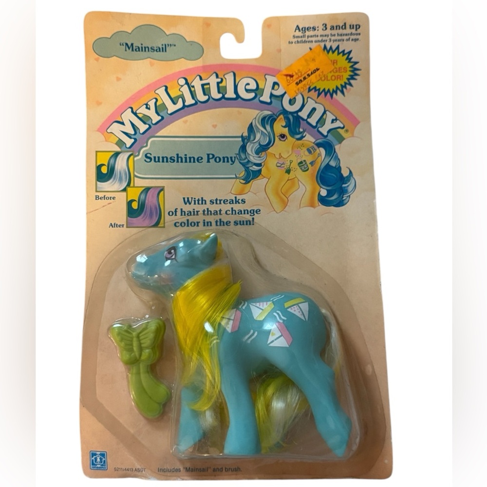 My Little Pony NIB gen 1 Mainsail the sunshine pony